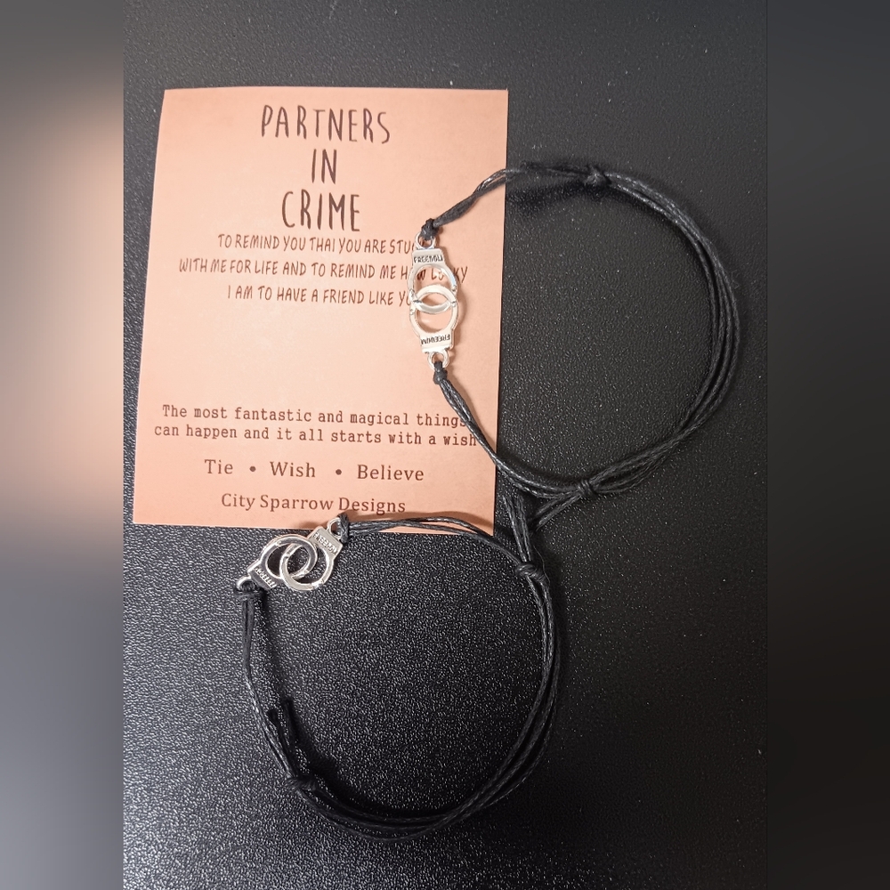 Handcuff String Bracelets (NEW) - Picture 2 of 3